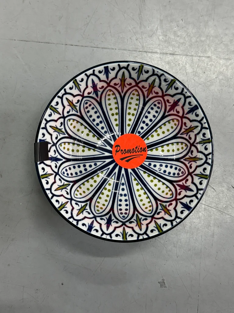 🍽️ Lot de 4 bols en porcelaine – motifs marocains – esprit artisanal ✨ – photo 5